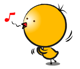 Three hair chick sticker #12186480