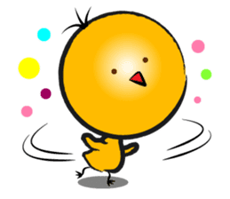 Three hair chick sticker #12186481