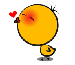 Three hair chick sticker #12186483