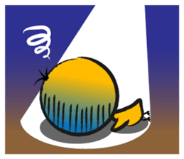 Three hair chick sticker #12186486