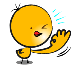 Three hair chick sticker #12186488