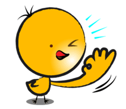 Three hair chick sticker #12186488