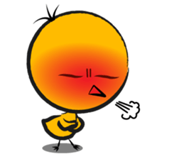 Three hair chick sticker #12186489