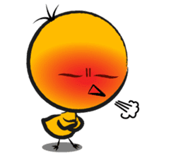 Three hair chick sticker #12186489