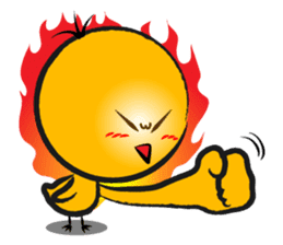 Three hair chick sticker #12186491