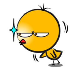 Three hair chick sticker #12186493