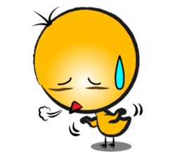 Three hair chick sticker #12186497