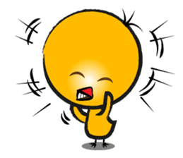 Three hair chick sticker #12186499