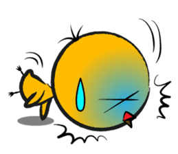 Three hair chick sticker #12186500