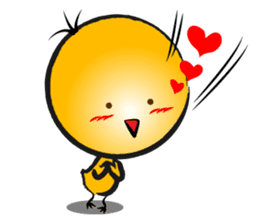 Three hair chick sticker #12186501