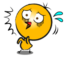 Three hair chick sticker #12186502