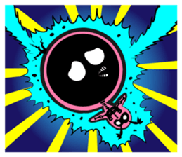 Three hair chick sticker #12186504