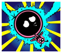 Three hair chick sticker #12186504