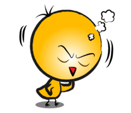 Three hair chick sticker #12186505