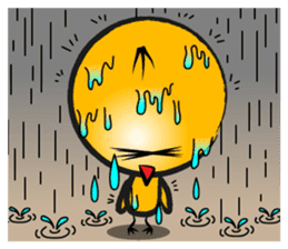 Three hair chick sticker #12186506