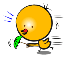 Three hair chick sticker #12186507