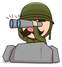 Nonoy the Soldier sticker #12186671