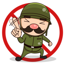 Nonoy the Soldier sticker #12186673