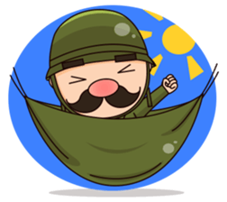 Nonoy the Soldier sticker #12186675