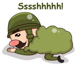 Nonoy the Soldier sticker #12186676