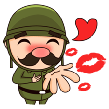 Nonoy the Soldier sticker #12186697