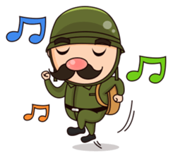 Nonoy the Soldier sticker #12186704