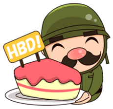 Nonoy the Soldier sticker #12186709