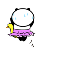 An unsociable panda 2 sticker #12186913