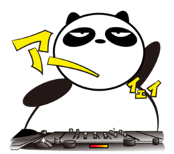 An unsociable panda 2 sticker #12186914