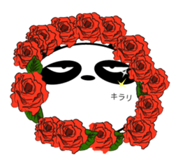 An unsociable panda 2 sticker #12186915