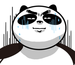 An unsociable panda 2 sticker #12186920