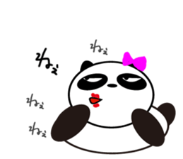 An unsociable panda 2 sticker #12186923