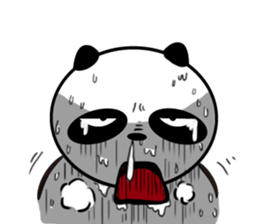 An unsociable panda 2 sticker #12186927