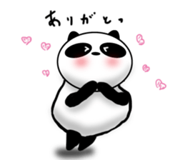An unsociable panda 2 sticker #12186934