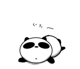 An unsociable panda 2 sticker #12186935