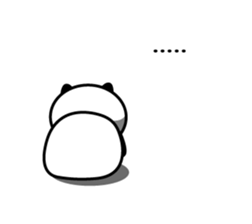 An unsociable panda 2 sticker #12186943