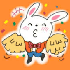 Pretty bunny sticker