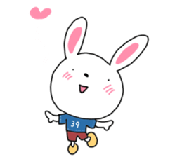 Pretty bunny sticker sticker #12187212