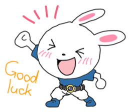 Pretty bunny sticker sticker #12187215