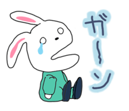 Pretty bunny sticker sticker #12187227