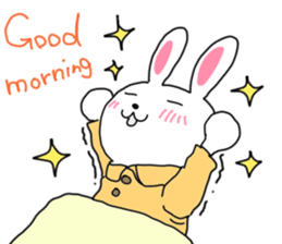 Pretty bunny sticker sticker #12187244