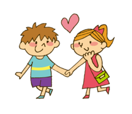 Cute lover stickers sticker #12188215