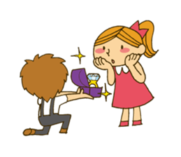 Cute lover stickers sticker #12188220