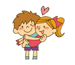 Cute lover stickers sticker #12188223