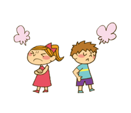 Cute lover stickers sticker #12188225