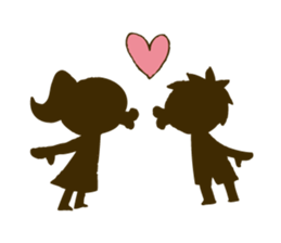 Cute lover stickers sticker #12188226