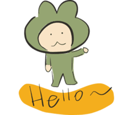 Hello! Happy Monkey sticker #12188779