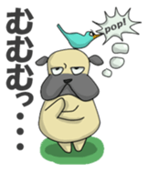 papi d' pup' sticker #12189216