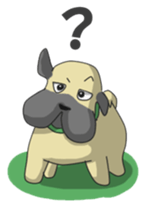 papi d' pup' sticker #12189217