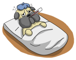 papi d' pup' sticker #12189219